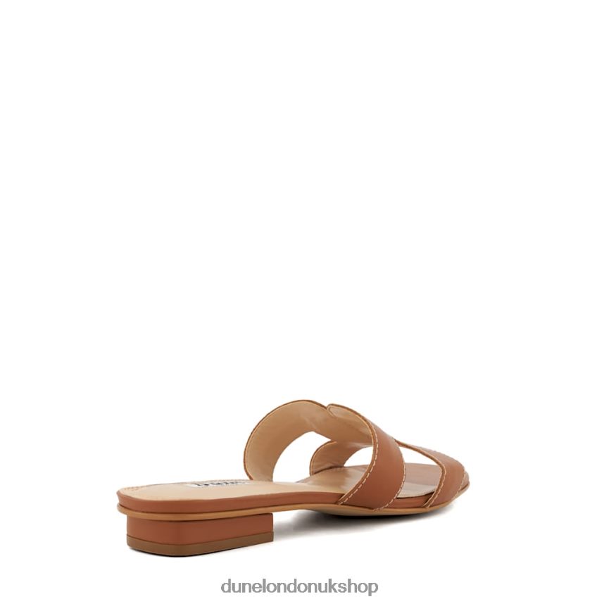 Smart Slider Sandals Women N4BBPB5 Dune London Loupe Tan