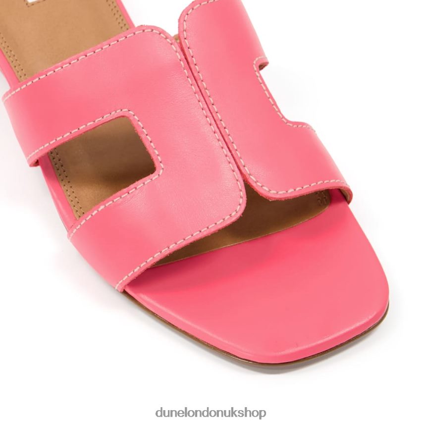 Smart Slider Sandals Women N4BBPB635 Dune London Loupe Pink