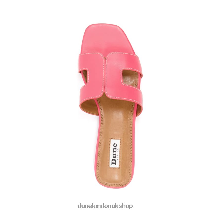 Smart Slider Sandals Women N4BBPB635 Dune London Loupe Pink