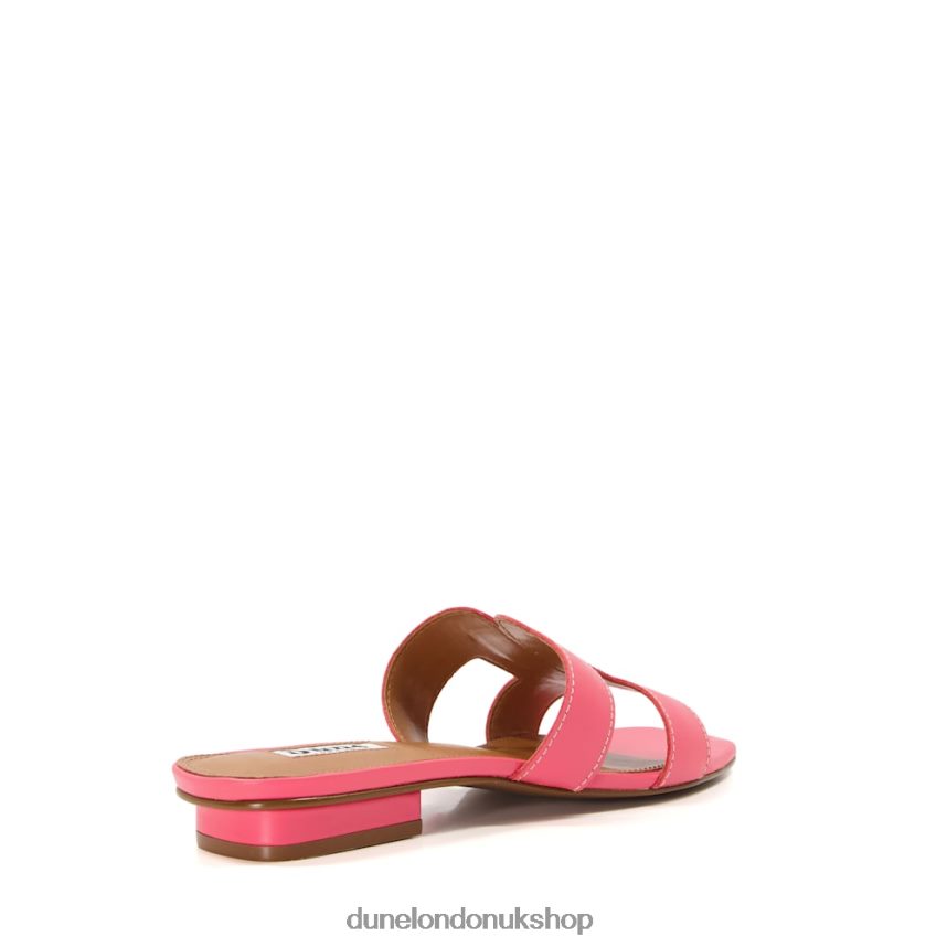 Smart Slider Sandals Women N4BBPB635 Dune London Loupe Pink