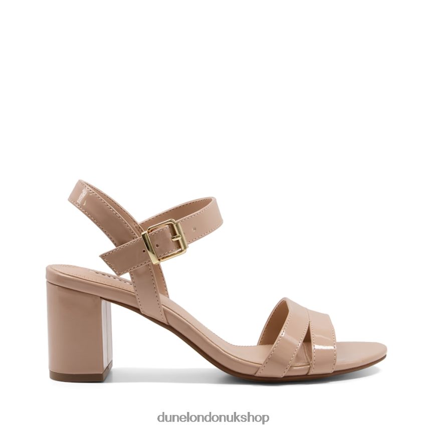 Block Heel Sandals Women N4BBPB343 Dune London Merisa Nude