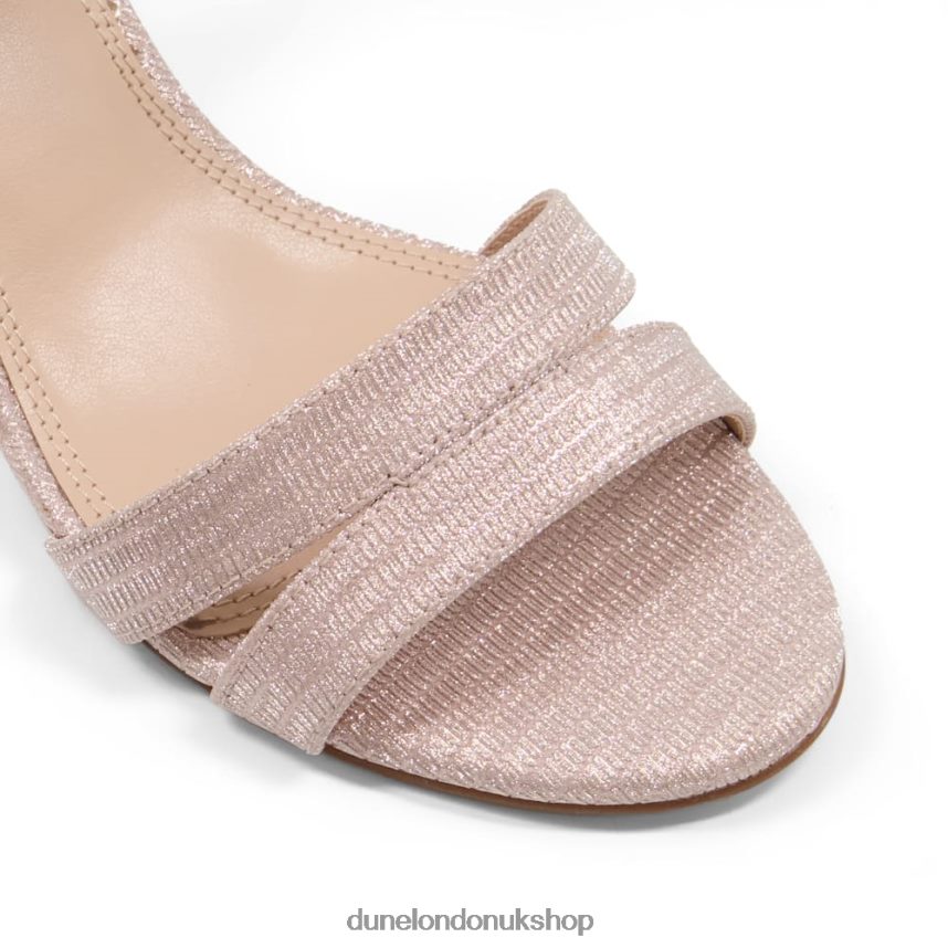 Block Heel Sandals Women N4BBPB531 Dune London Merisa Rose Gold