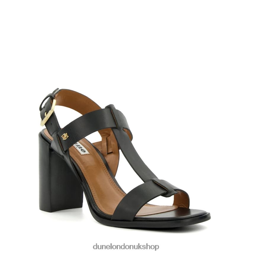 Block-Heel Slingback Sandals Women N4BBPB227 Dune London Jacie Black