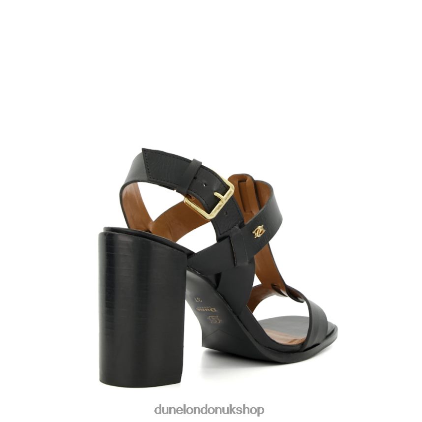 Block-Heel Slingback Sandals Women N4BBPB227 Dune London Jacie Black