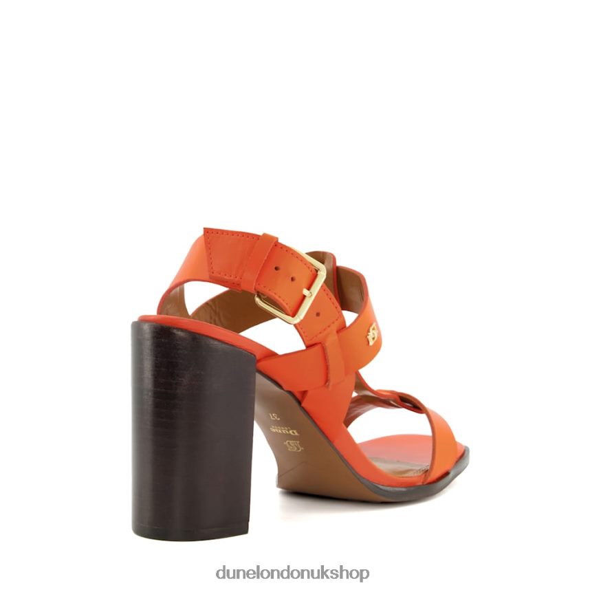 Block-Heel Slingback Sandals Women N4BBPB4 Dune London Jacie Orange