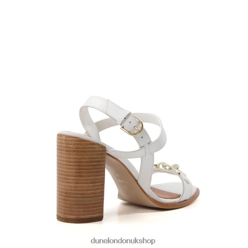 Block Heeled Sandal Women N4BBPB329 Dune London Junior White