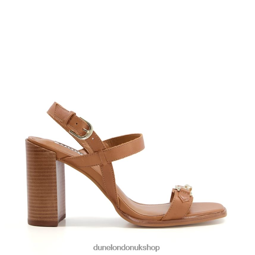 Block Heeled Sandal Women N4BBPB561 Dune London Junior Tan