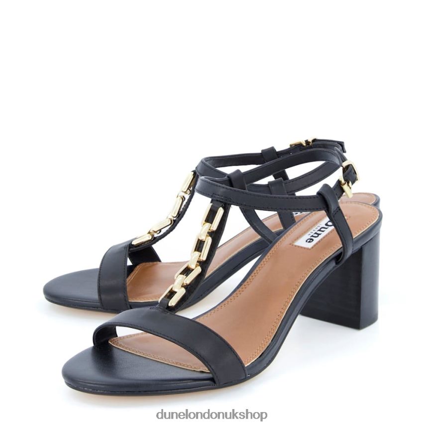 Chain Detail Sandals Women N4BBPB436 Dune London Just Black