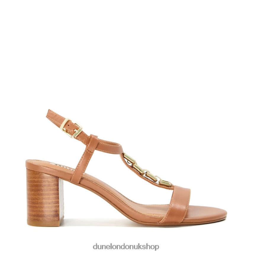 Chain Detail Sandals Women N4BBPB56 Dune London Just Tan