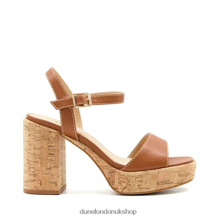 Cork-Platform Sandals Women N4BBPB123 Dune London Jodi Tan