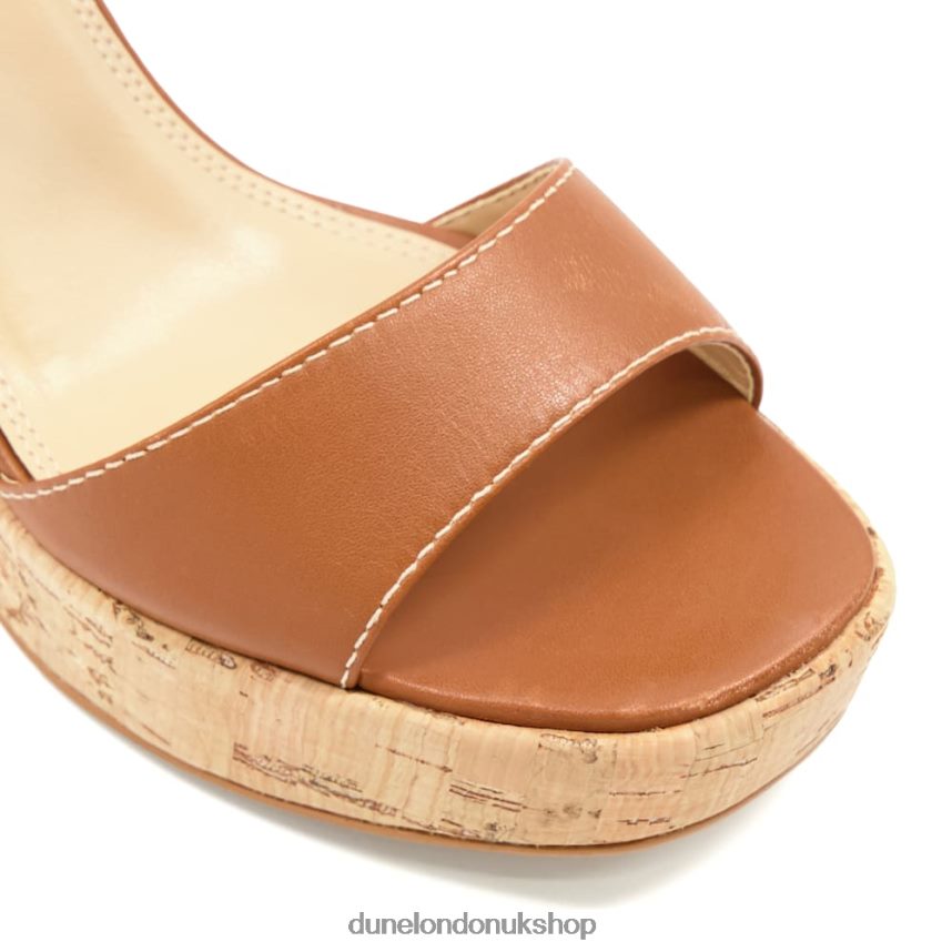 Cork-Platform Sandals Women N4BBPB123 Dune London Jodi Tan