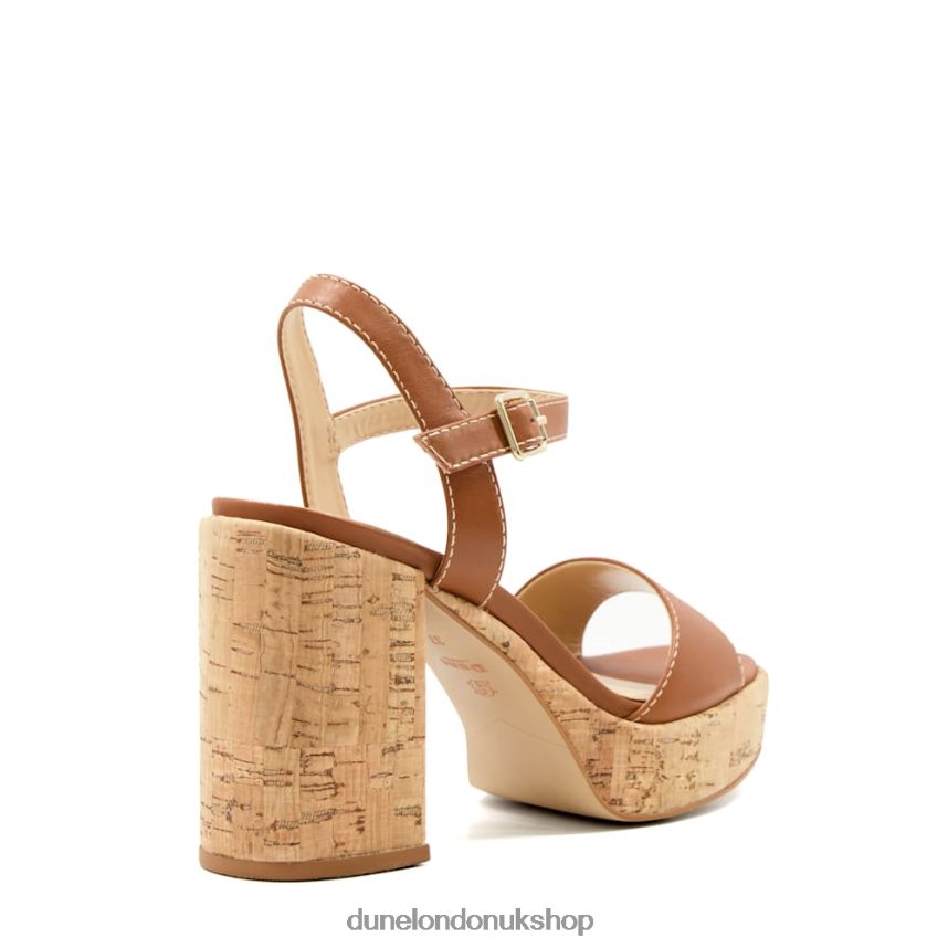 Cork-Platform Sandals Women N4BBPB123 Dune London Jodi Tan