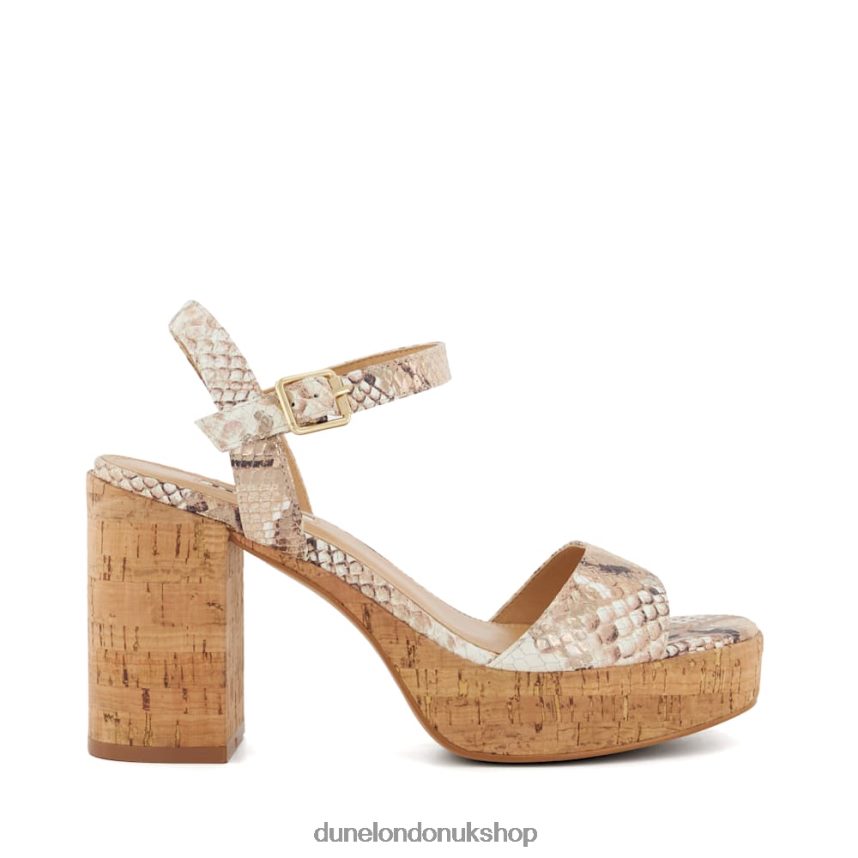 Cork-Platform Sandals Women N4BBPB80 Dune London Jodi Natural