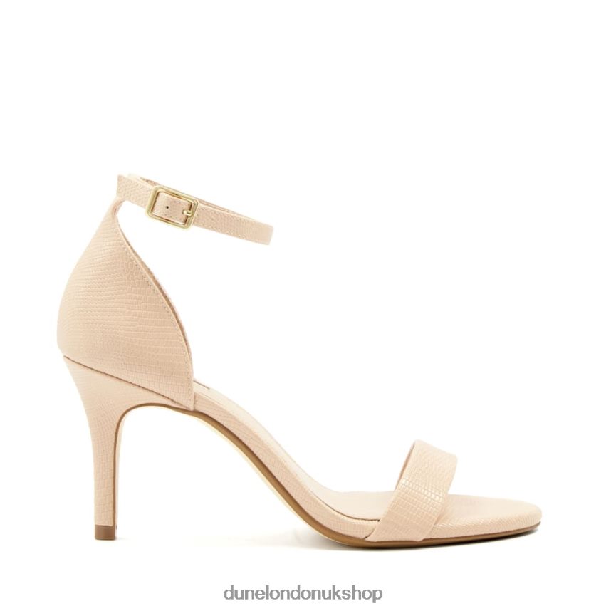 Hard-Back Strappy Heeled Sandals Women N4BBPB147 Dune London Morra Blush