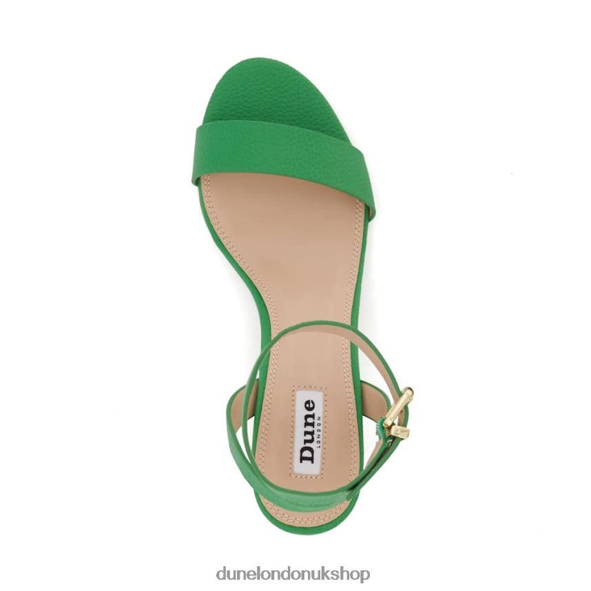 Mid Block Heel Sandals Women N4BBPB15 Dune London Memee Green