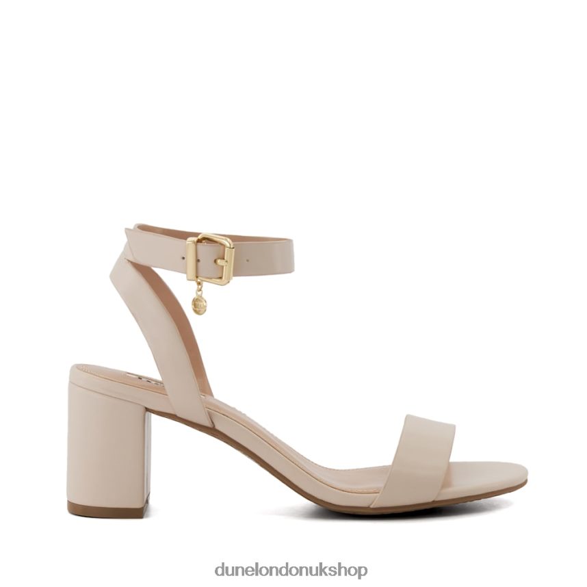 Mid Block Heel Sandals Women N4BBPB413 Dune London Memee Ecru