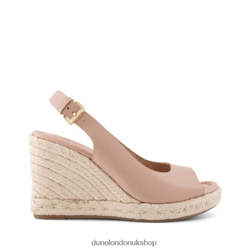 Peep-Toe Wedges Women N4BBPB600 Dune London Kimmy Blush