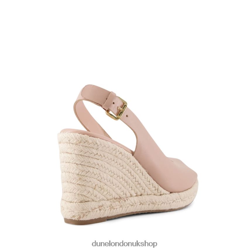 Peep-Toe Wedges Women N4BBPB600 Dune London Kimmy Blush