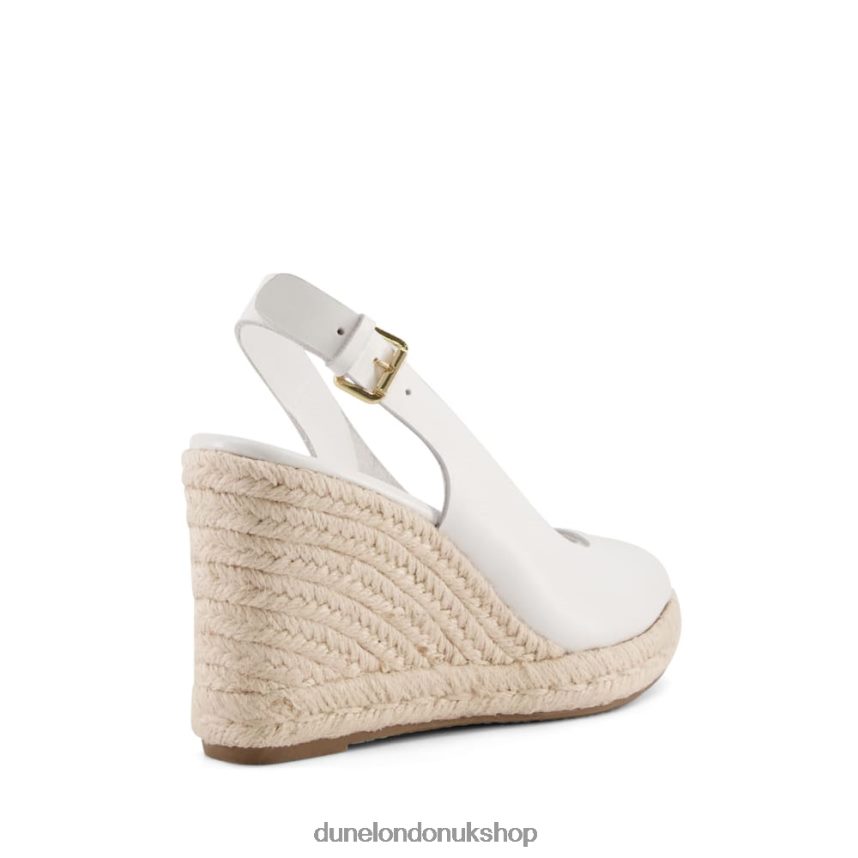 Peep-Toe Wedges Women N4BBPB601 Dune London Kimmy White