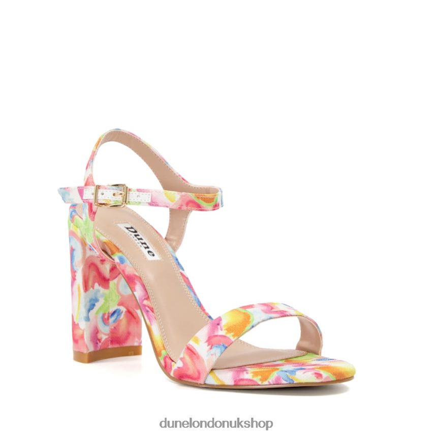 Printed Heeled Sandals Women N4BBPB82 Dune London Milano Multi - Click Image to Close