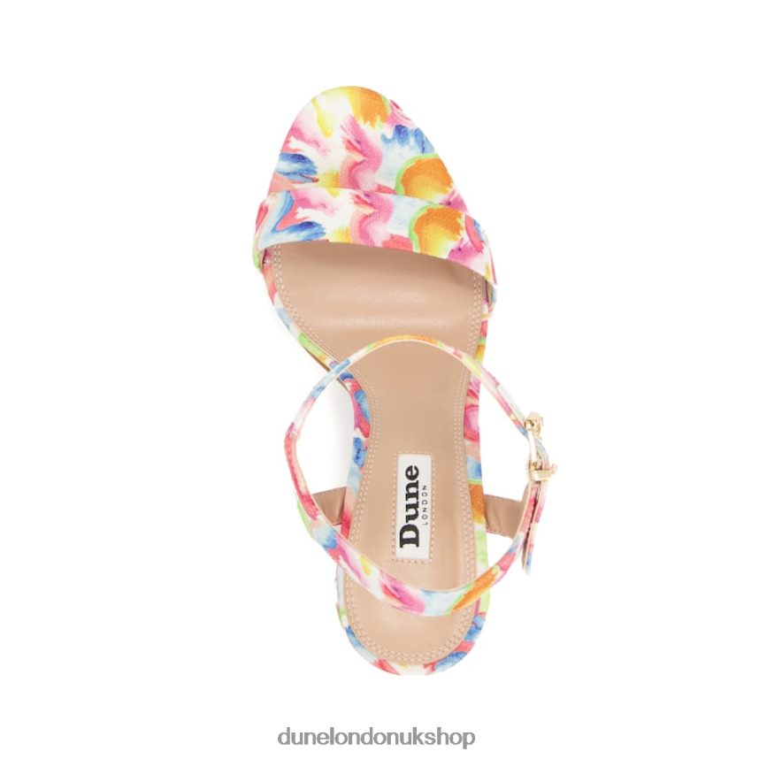 Printed Heeled Sandals Women N4BBPB82 Dune London Milano Multi