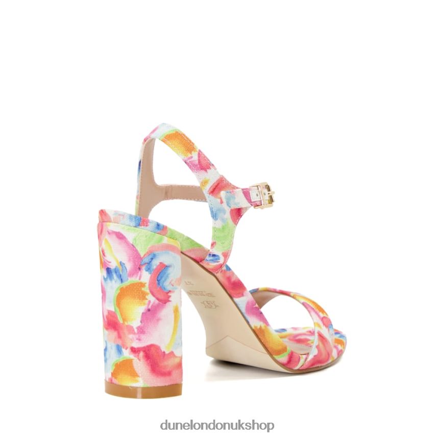 Printed Heeled Sandals Women N4BBPB82 Dune London Milano Multi