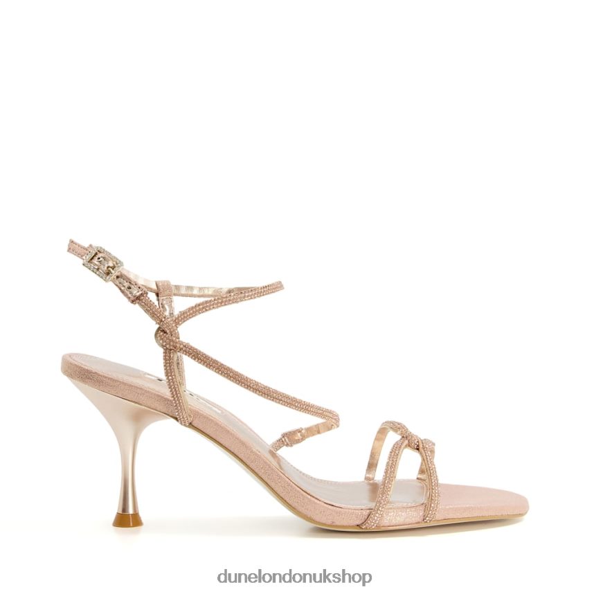 Sparkle Strappy Sandals Women N4BBPB322 Dune London Majestys Gold