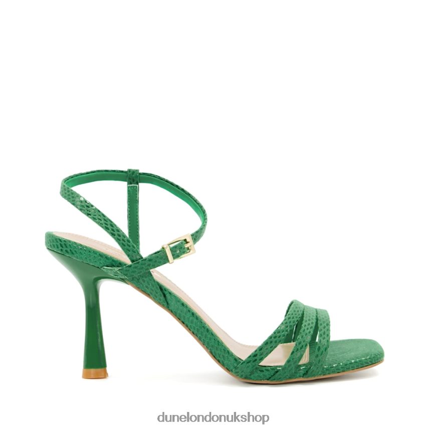 Strappy Heeled Sandals Women N4BBPB256 Dune London Magnum Green