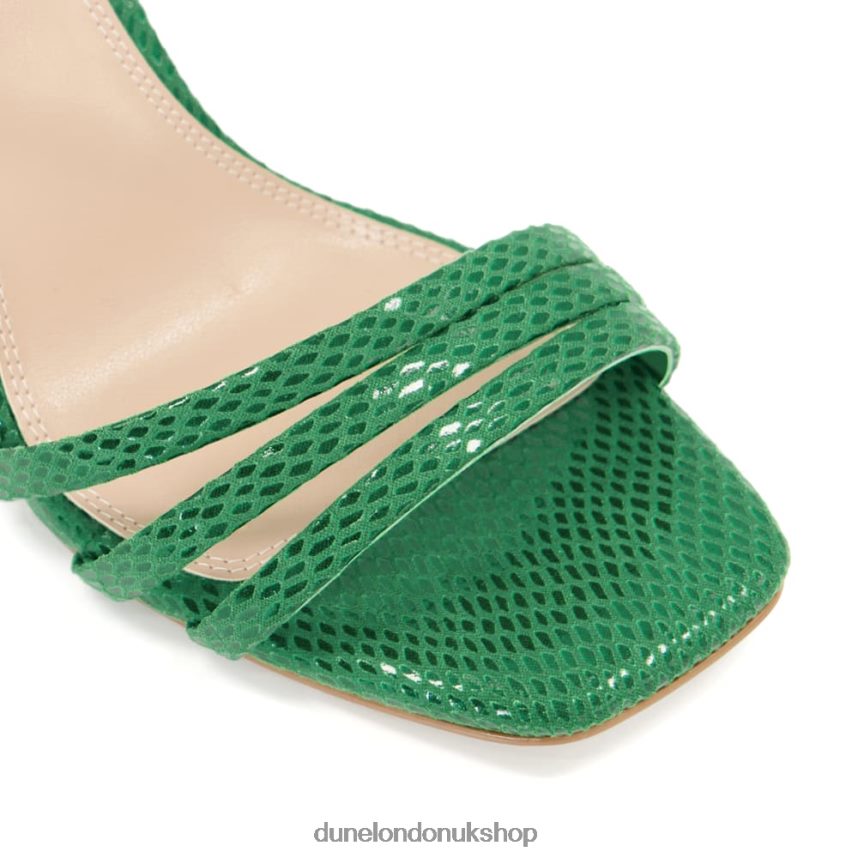 Strappy Heeled Sandals Women N4BBPB256 Dune London Magnum Green