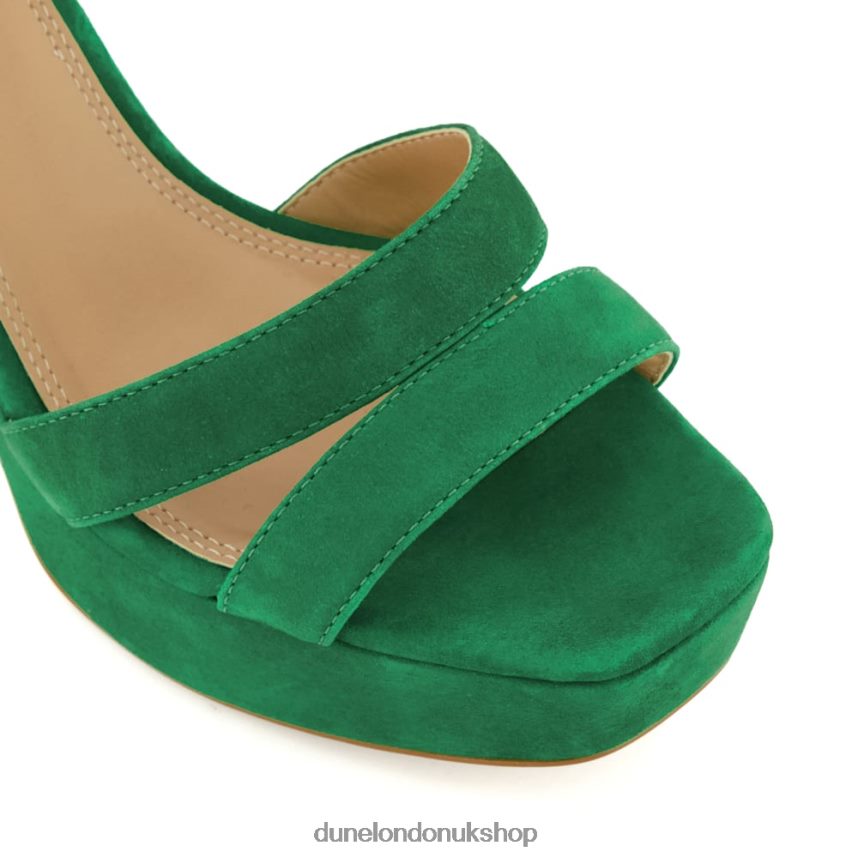 Suede Mid-Platform Sandals Women N4BBPB545 Dune London Molten Green