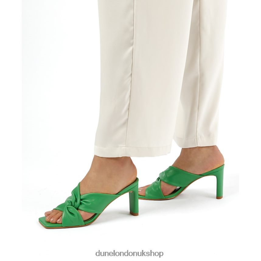 Twist Knot Mule Women N4BBPB351 Dune London Magnet Green