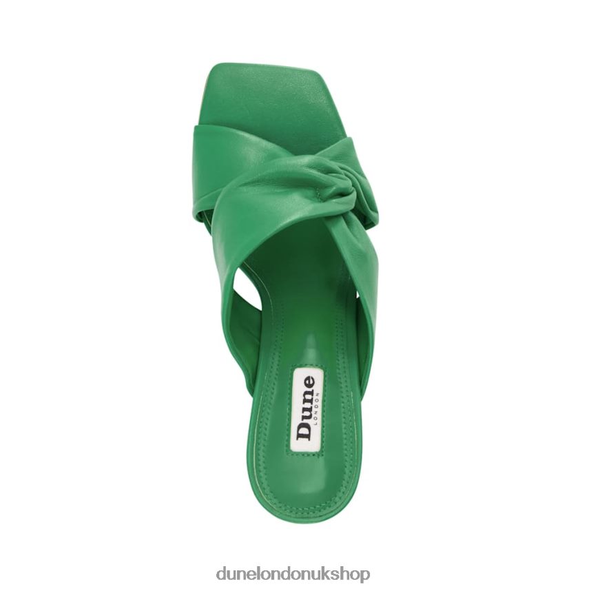 Twist Knot Mule Women N4BBPB351 Dune London Magnet Green