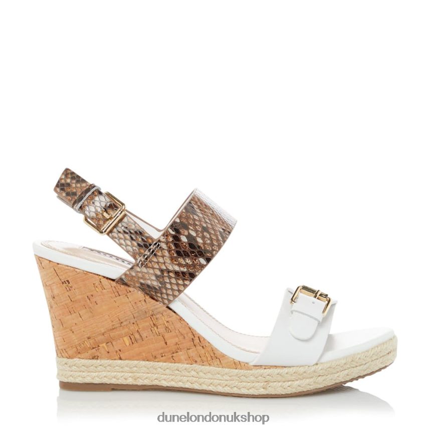 Wedge Sandals Women N4BBPB673 Dune London Kendyll White