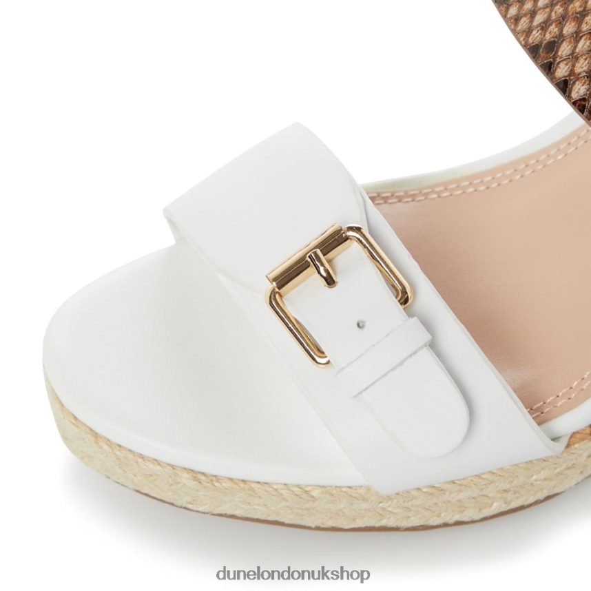 Wedge Sandals Women N4BBPB673 Dune London Kendyll White