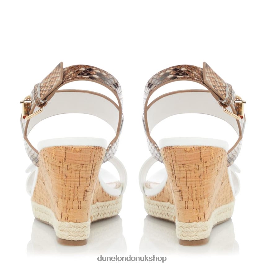 Wedge Sandals Women N4BBPB673 Dune London Kendyll White