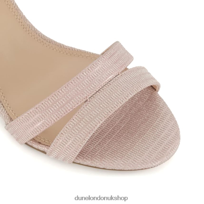 Wide-Fit Mid-Block-Heel Sandals Women N4BBPB476 Dune London Merisa Rose Gold