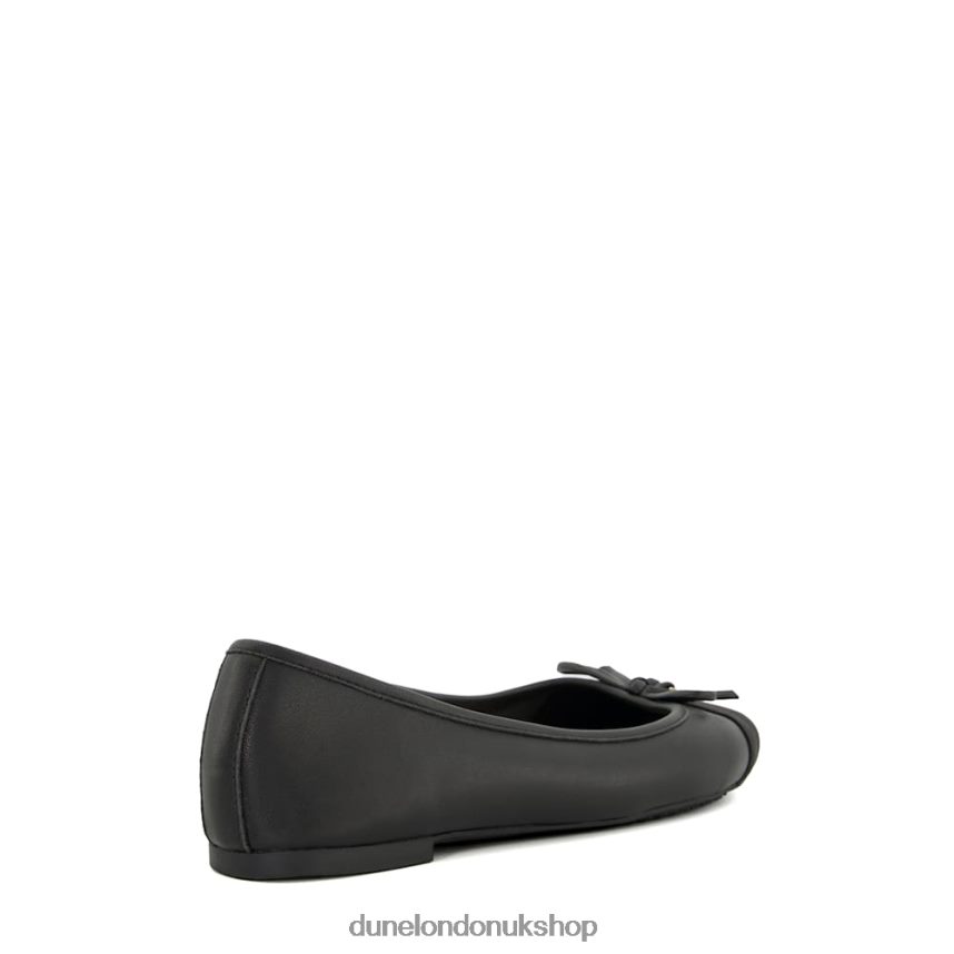 Charm-Detail Ballet Shoes Women N4BBPB264 Dune London Hallo Black