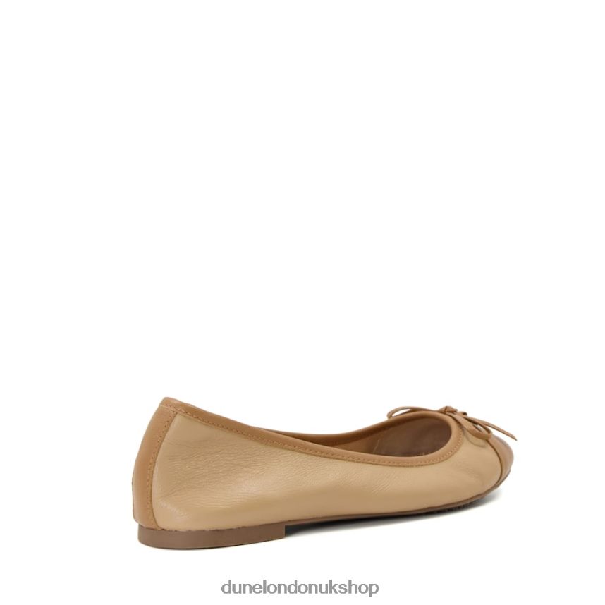 Charm-Detail Ballet Shoes Women N4BBPB629 Dune London Hallo Camel