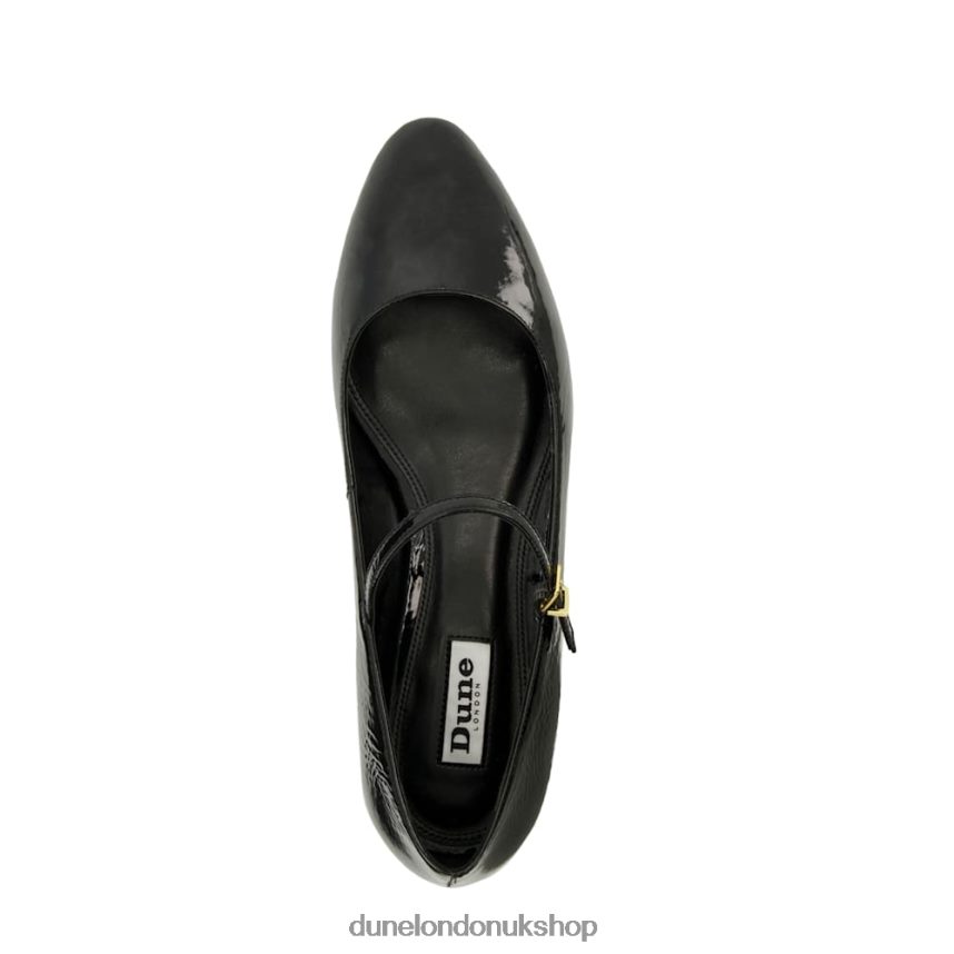 Patent-Leather Mary Jane Shoes Women N4BBPB100 Dune London Hipplie Black