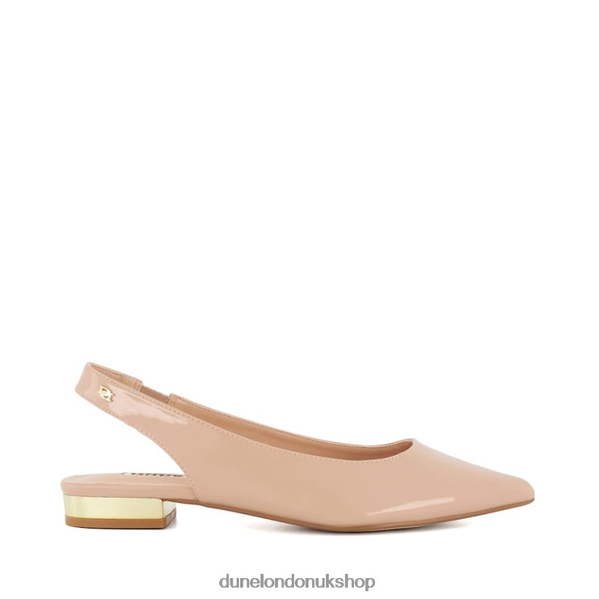 Slingback Ballet Pumps Women N4BBPB335 Dune London Caramello Blush