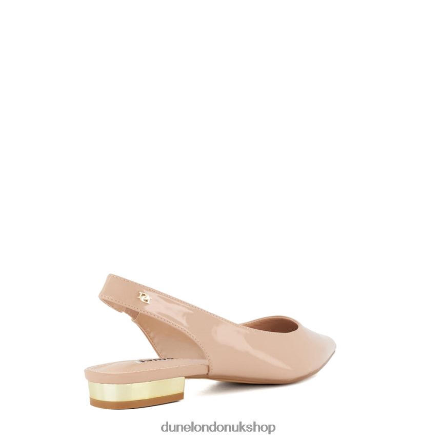 Slingback Ballet Pumps Women N4BBPB335 Dune London Caramello Blush