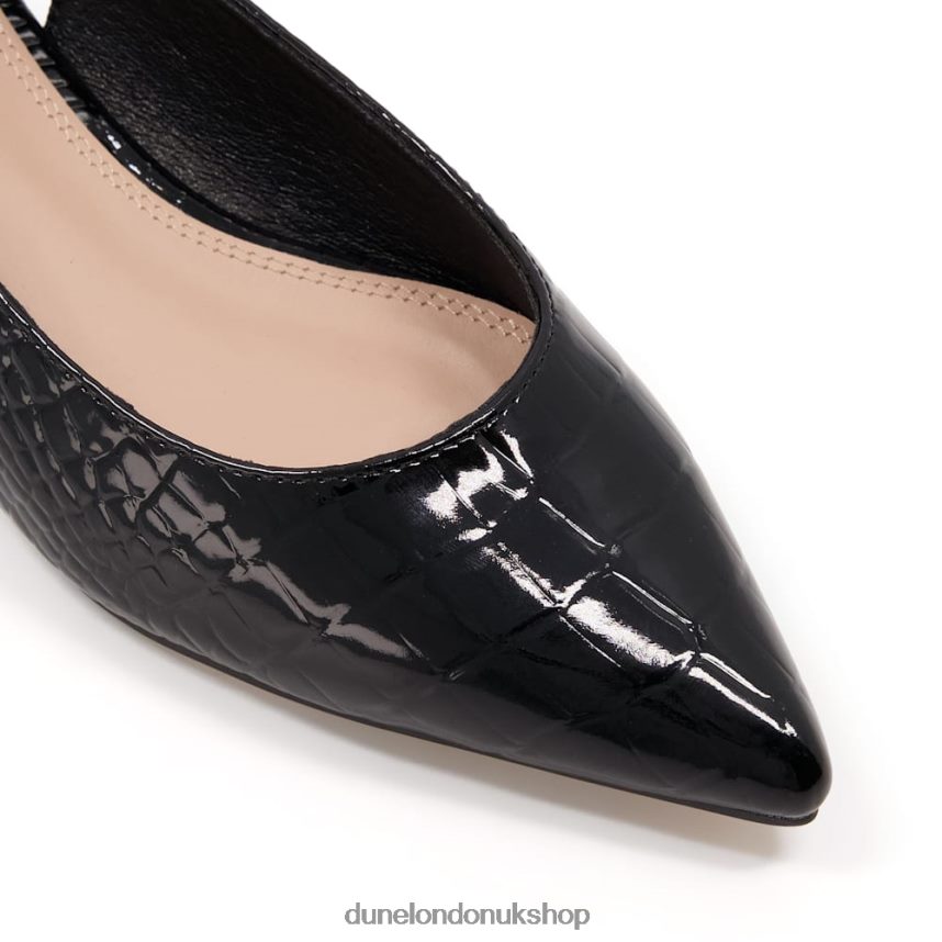 Slingback Ballet Pumps Women N4BBPB505 Dune London Caramello Black