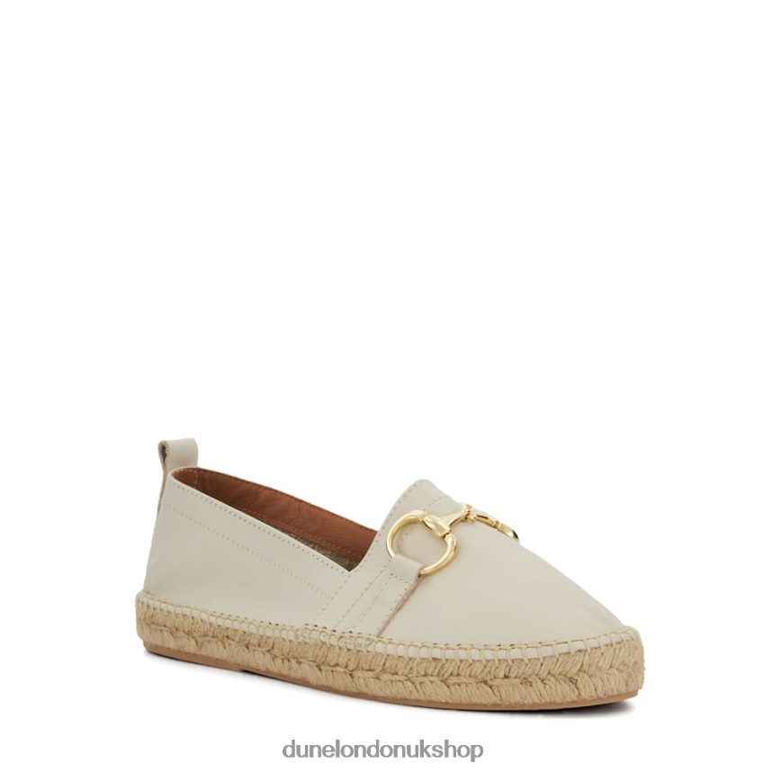 Snaffle-Trim Flat Espadrilles Women N4BBPB444 Dune London Guavas White