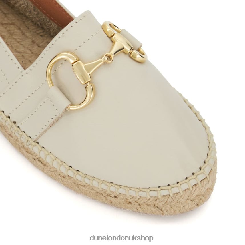 Snaffle-Trim Flat Espadrilles Women N4BBPB444 Dune London Guavas White