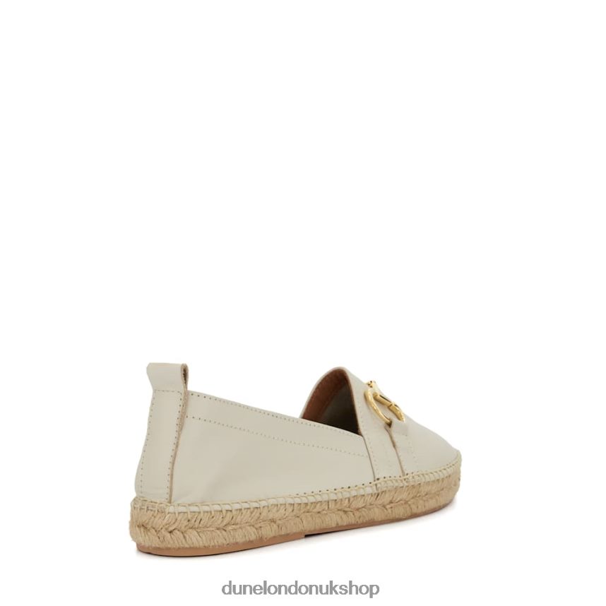 Snaffle-Trim Flat Espadrilles Women N4BBPB444 Dune London Guavas White