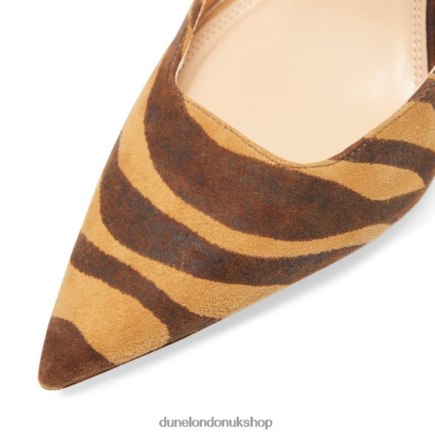 Ankle Tie Court Shoes Women N4BBPB514 Dune London Cirque Zebra