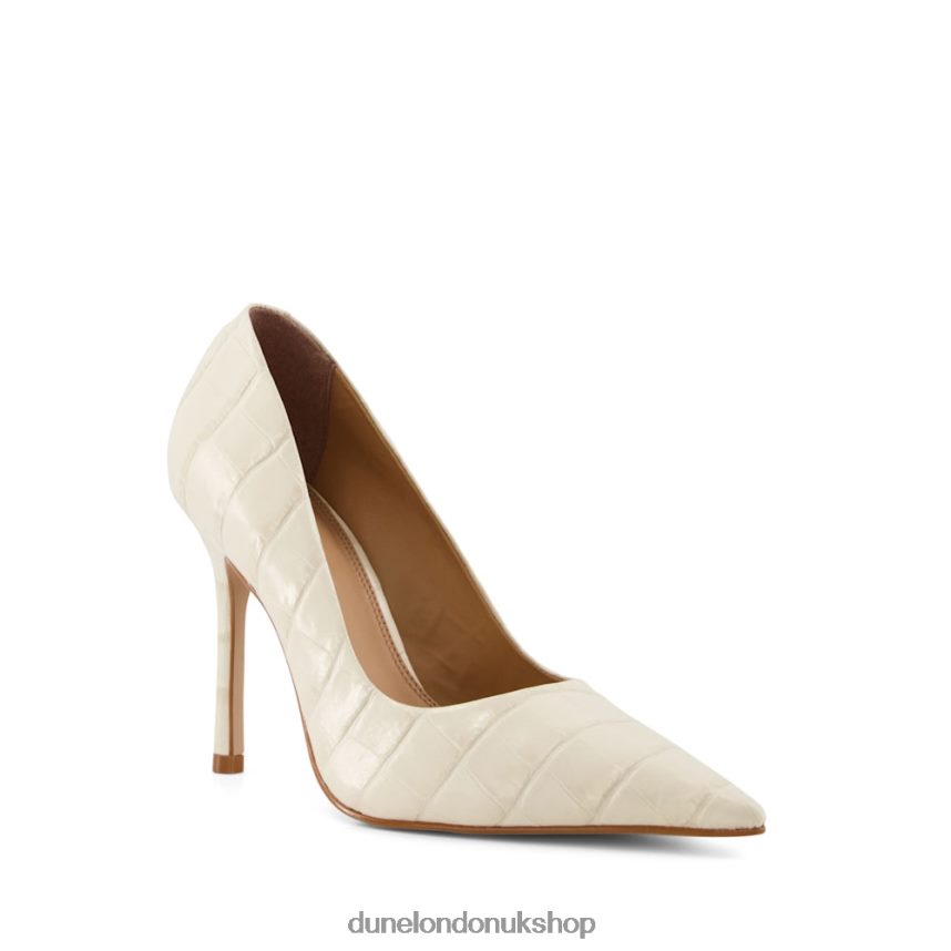 Croc Court Heels Women N4BBPB349 Dune London Bento Cream