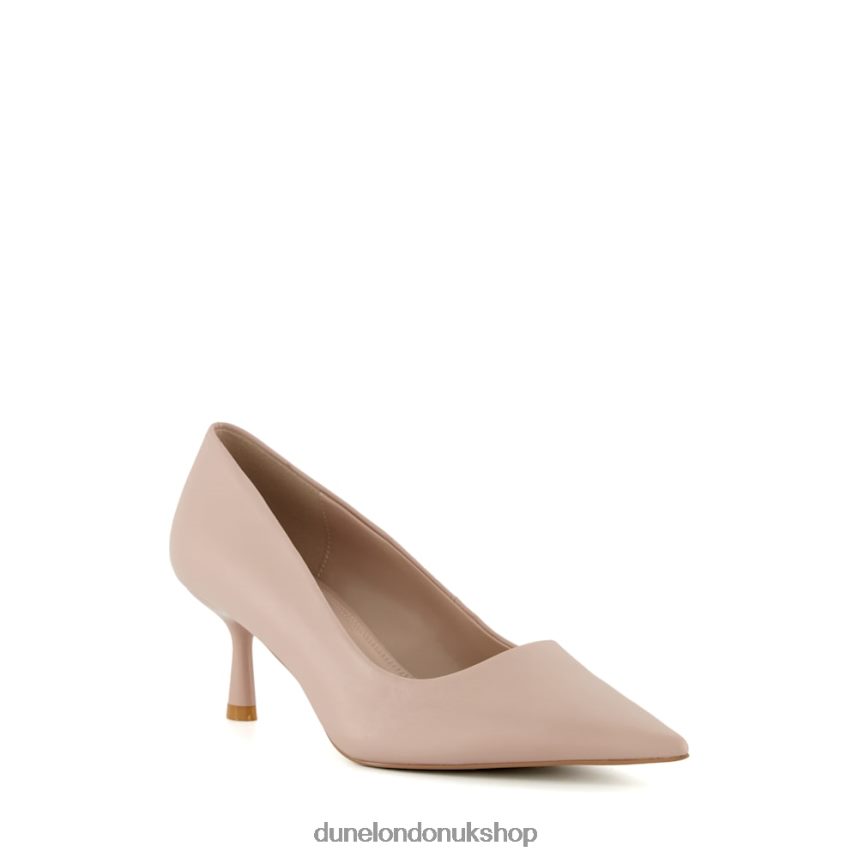 Flare-Heel Court Shoes Women N4BBPB176 Dune London Angelina Blush