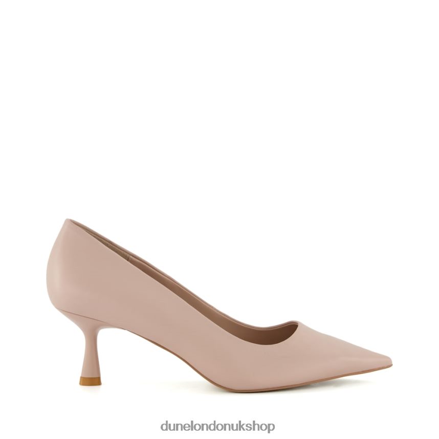 Flare-Heel Court Shoes Women N4BBPB176 Dune London Angelina Blush