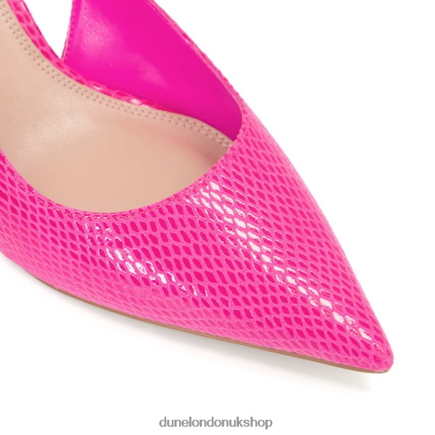 Flare-Heel Slingback Court Shoes Women N4BBPB487 Dune London Clip Pink